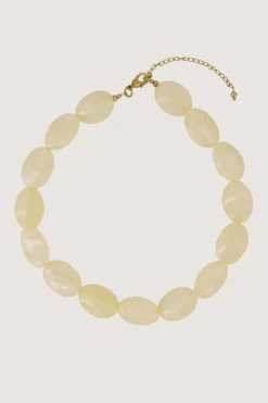 platte kralen ketting
