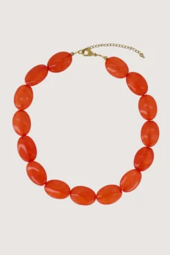 platte kralen ketting
