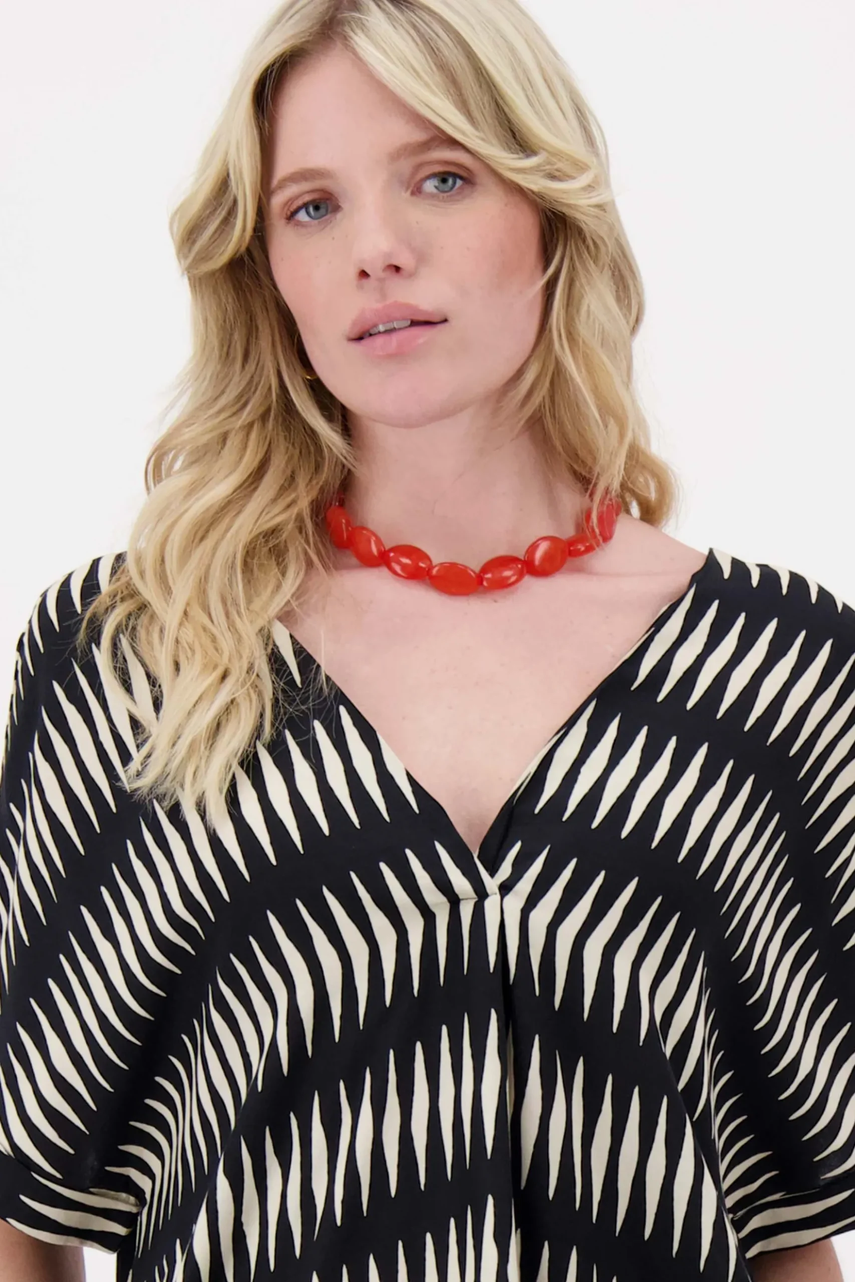 platte kralen ketting
