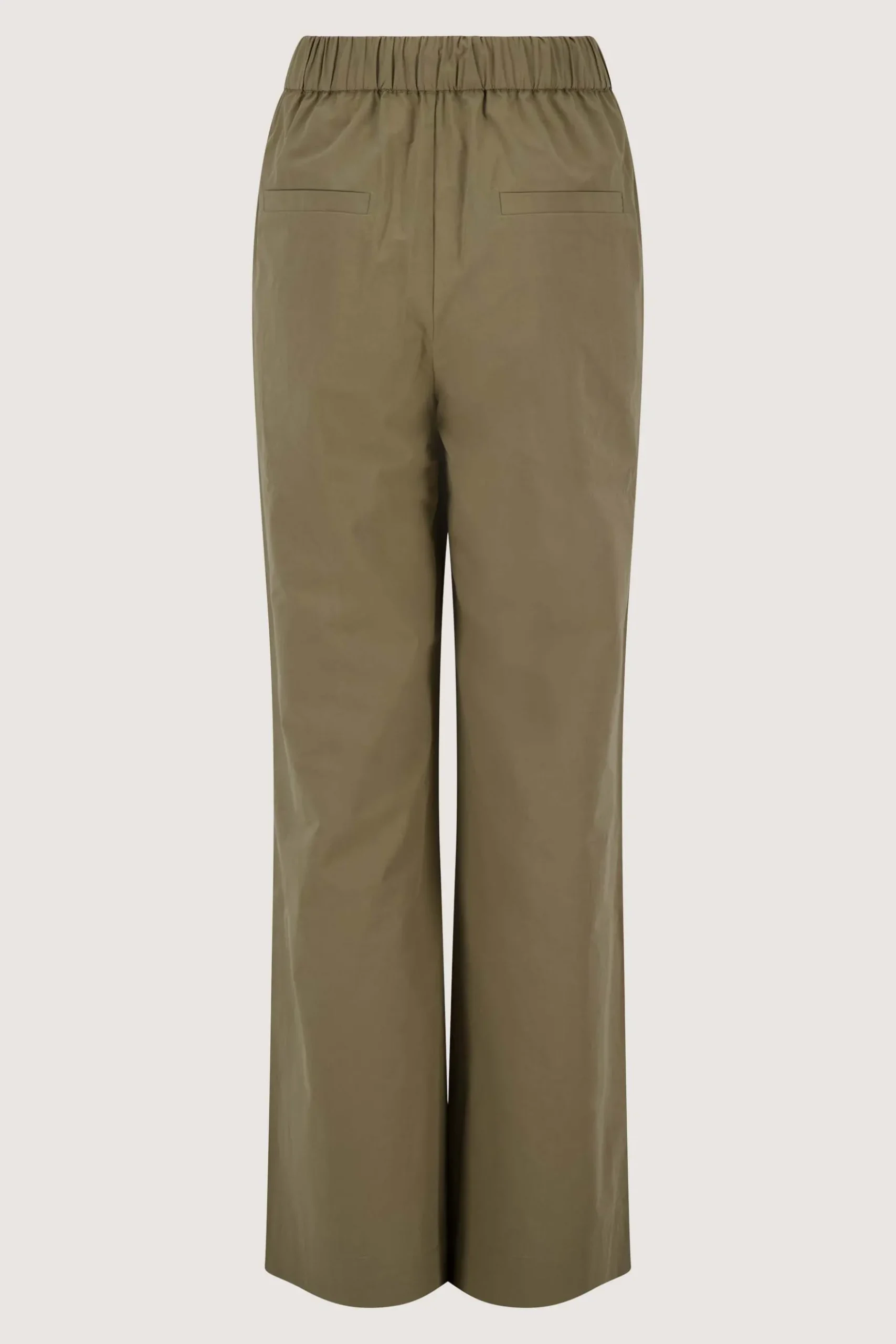 poplin broek wijd model