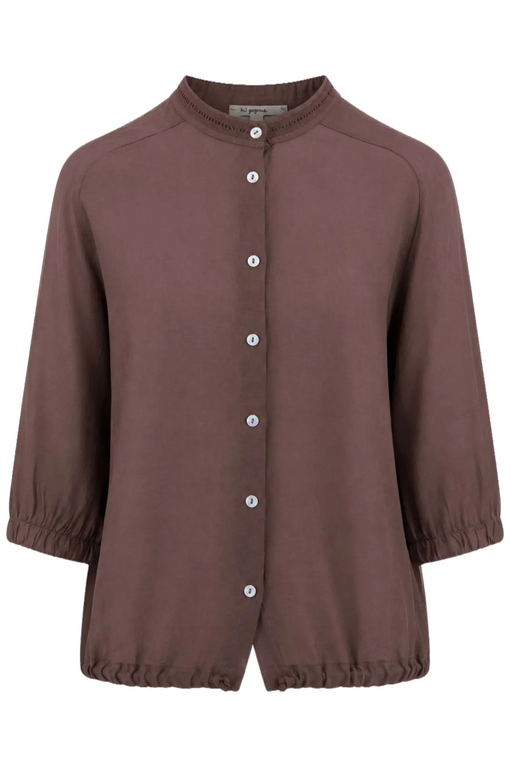 ramie ballon blouse