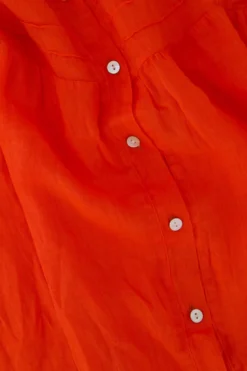 ramie blouse plooien