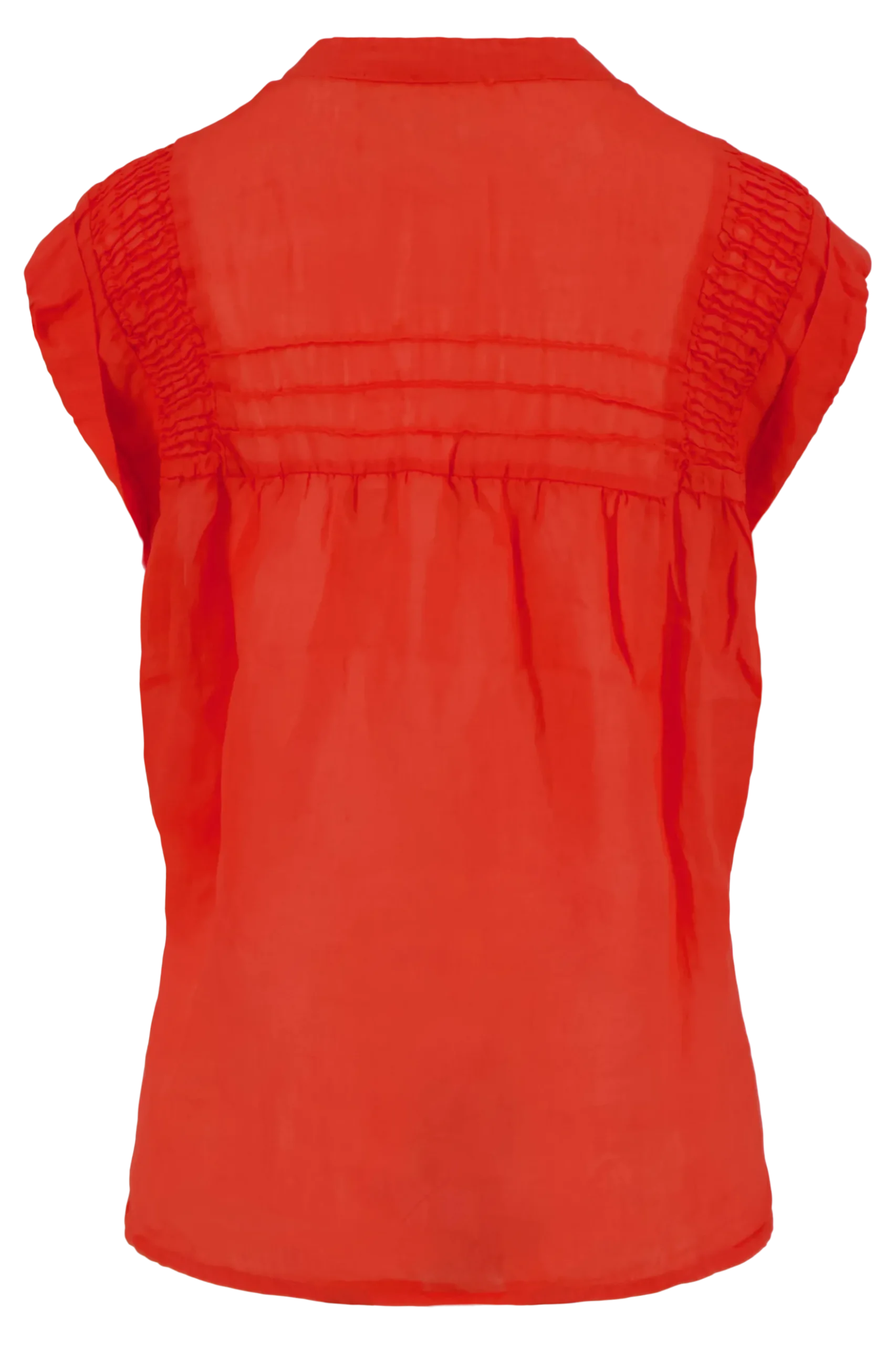ramie blouse plooien