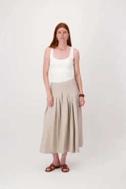 rok met plooi details