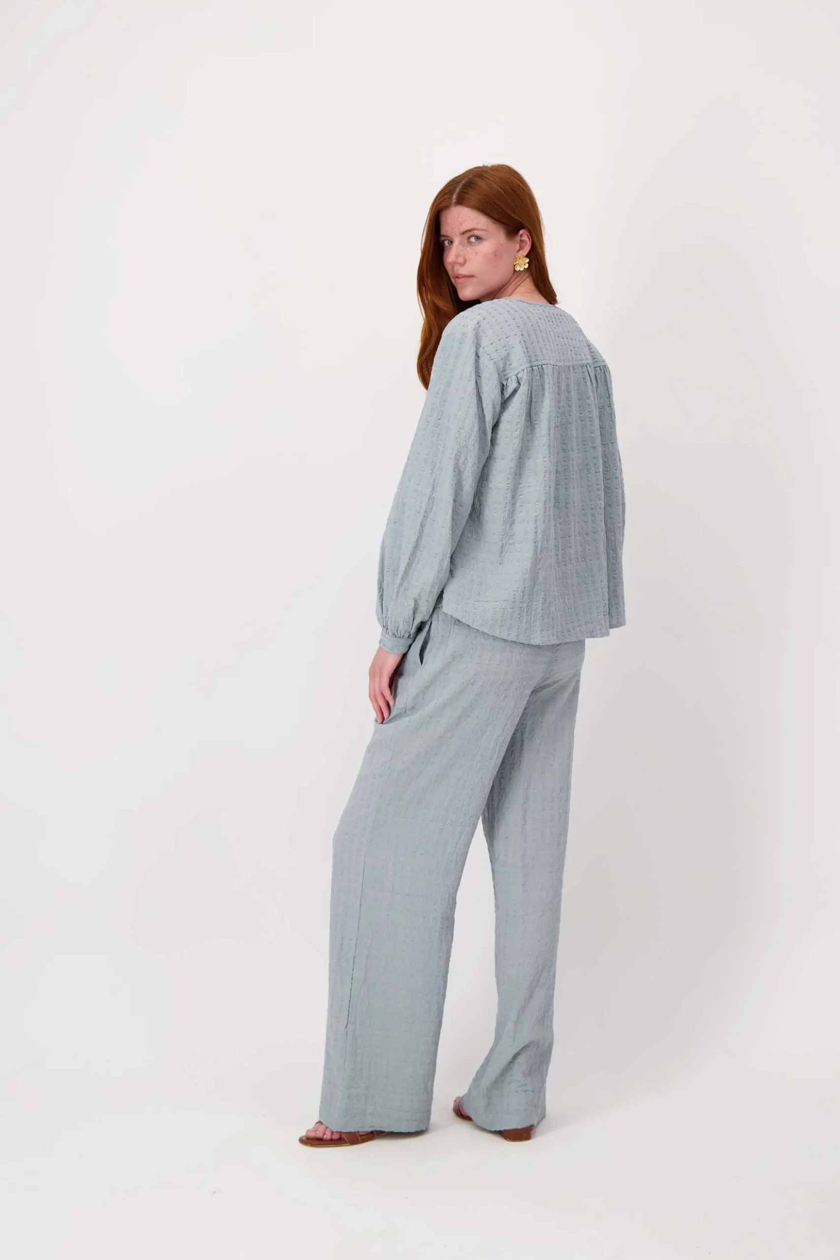 seersucker blouse