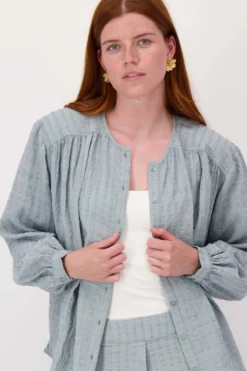 seersucker blouse