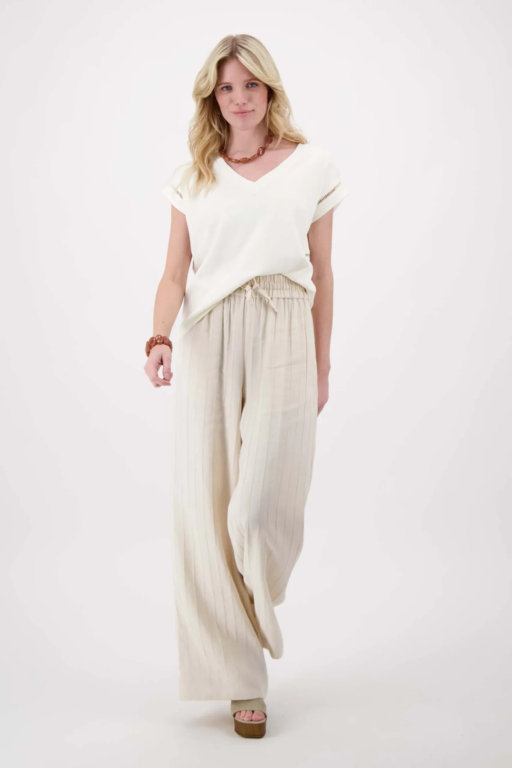 seersucker streep broek
