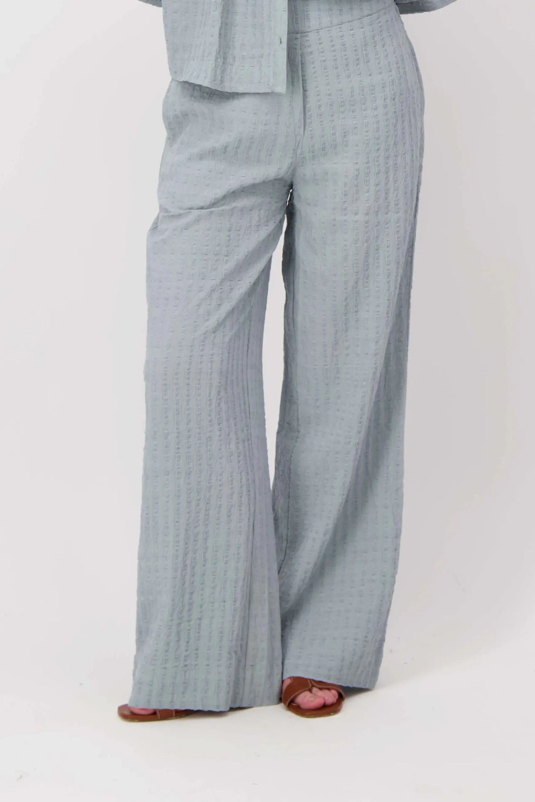 seersucker streep broek