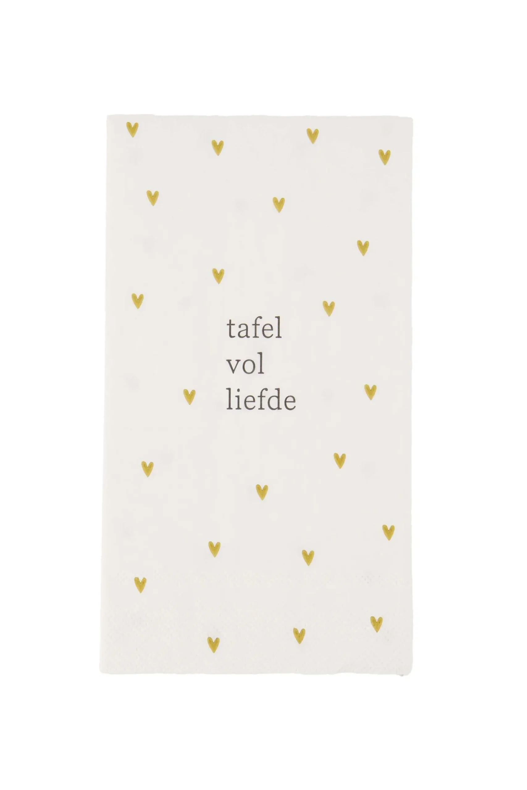 servetten rechthoek hartjes tafel vol liefde