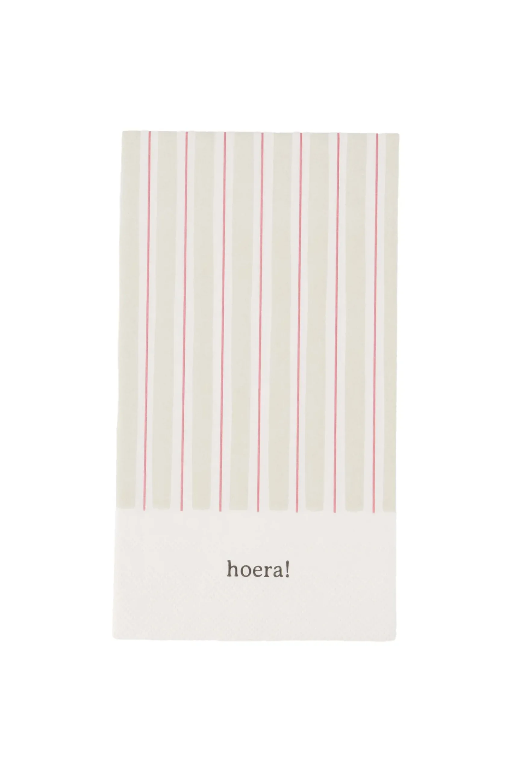 servetten rechthoek streep hoera