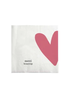 servetten vierkant merci beaucoup hart