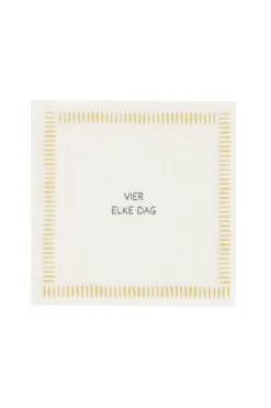 servetten vierkant vier elke dag