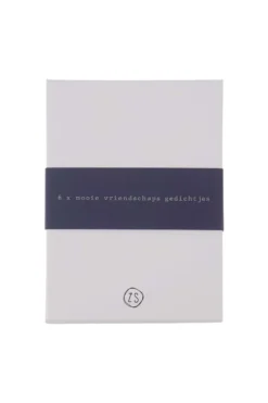 set van 6 gedichtenbundels wit/blauw
