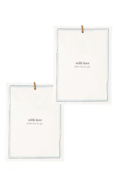 set van 2 geurzakjes with love