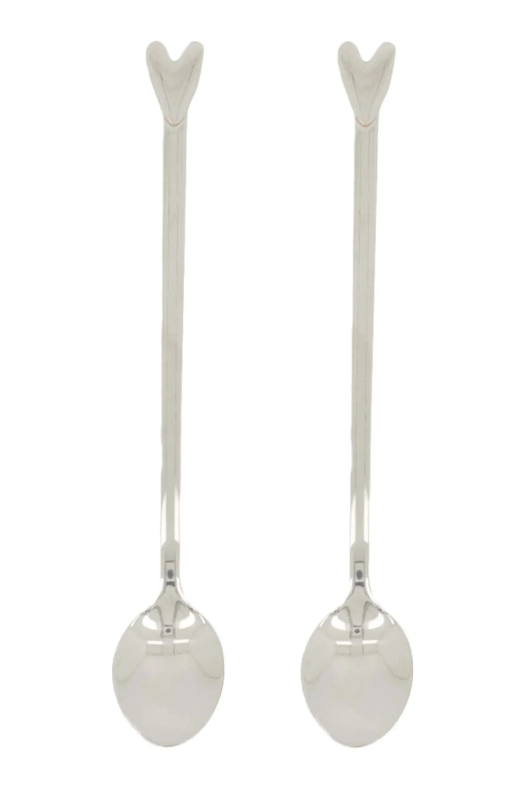 set van 2 lange lepels hartje