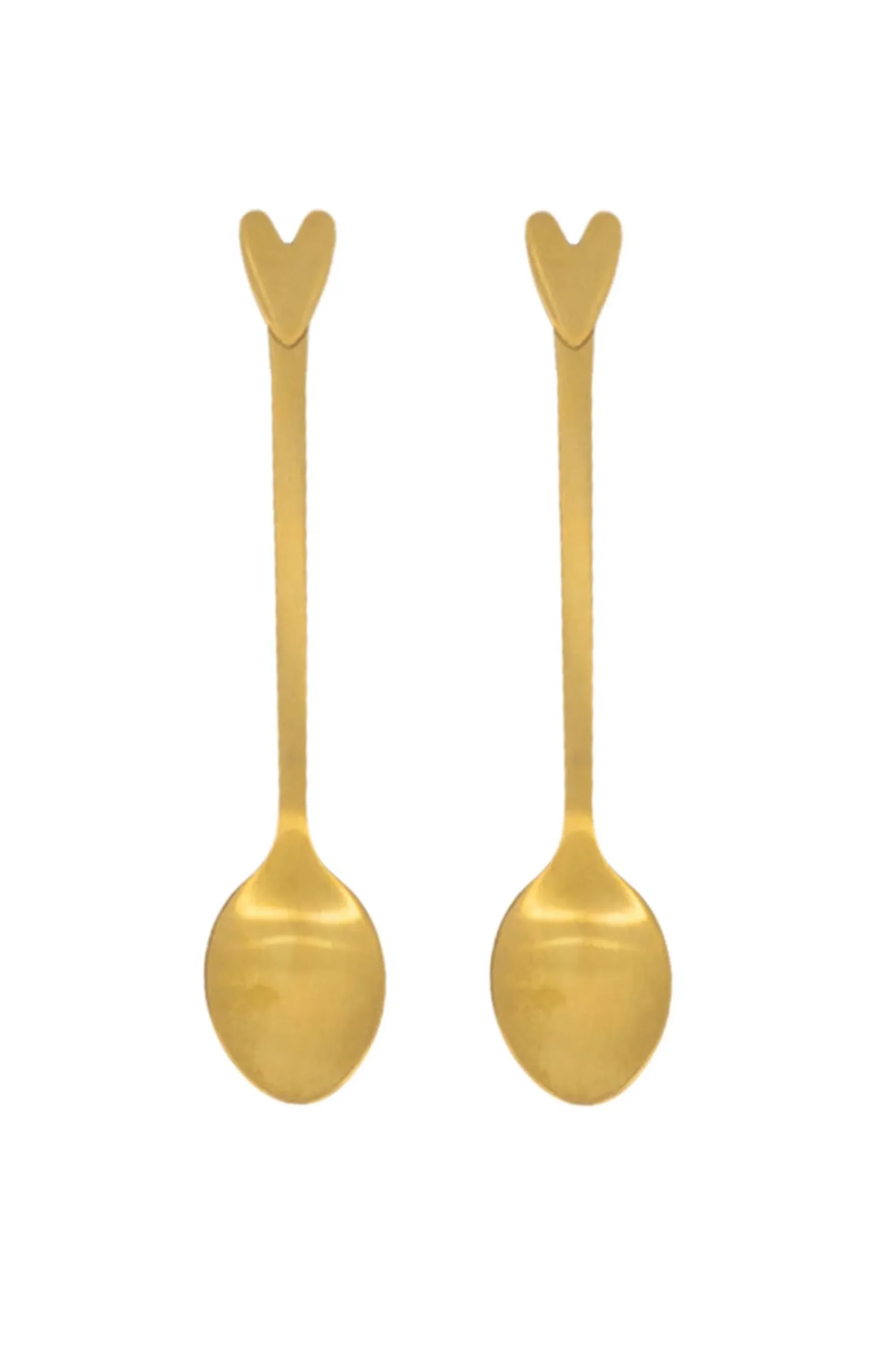 set van 2 lepeltjes hartje