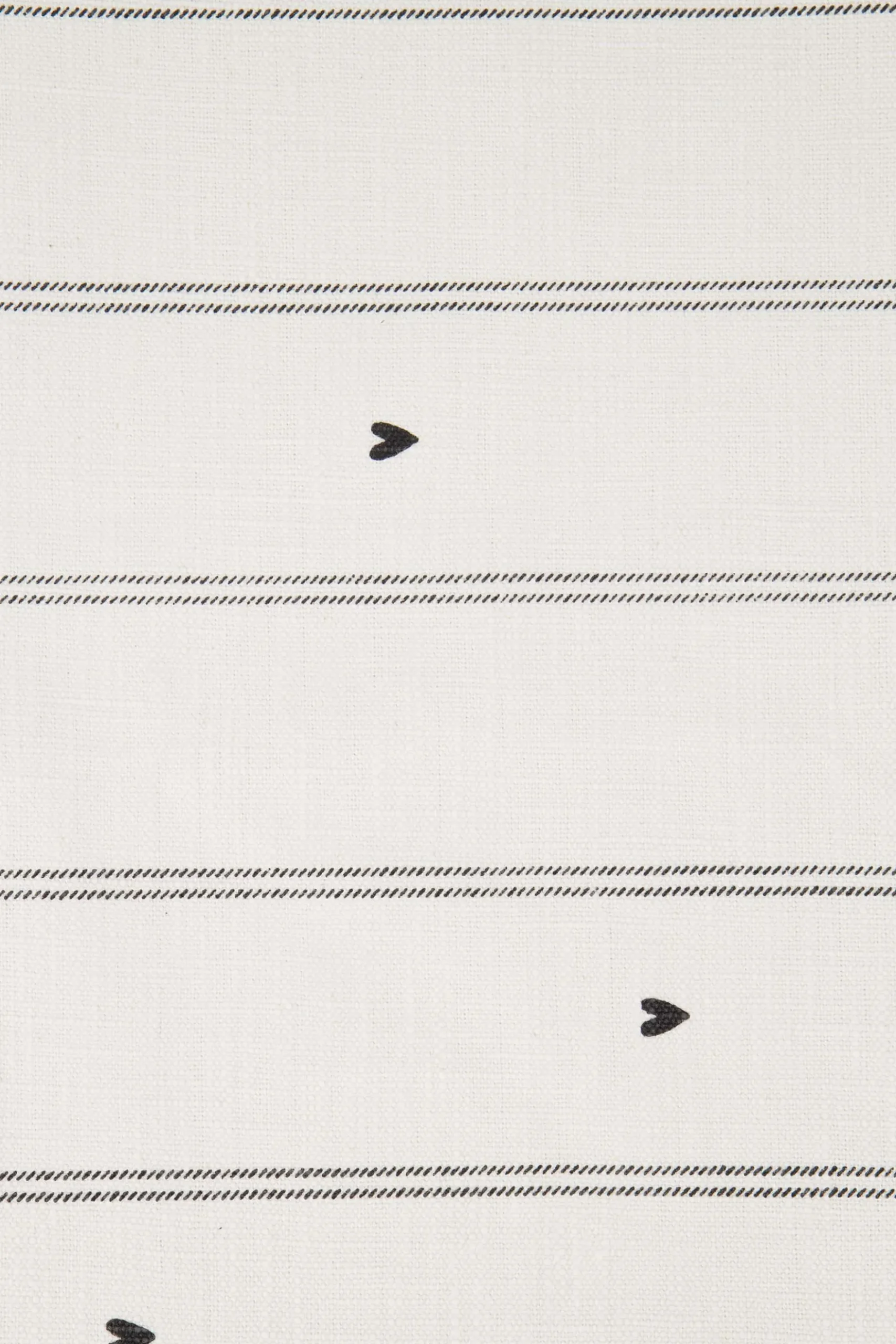 set van 2 placemats strepen / hartjes
