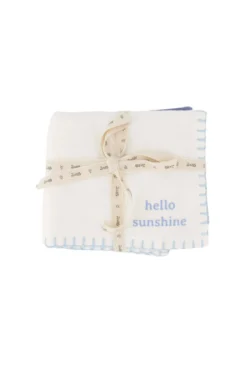 set van 2 vaatdoekjes hello sunshine happy place