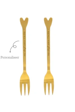 set van 2 vorkjes hartje