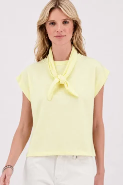 Shirt met sjaaltje