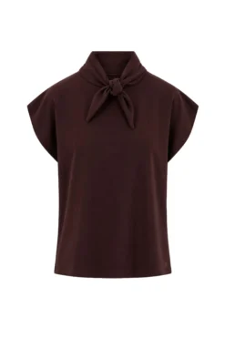 Shirt met sjaaltje
