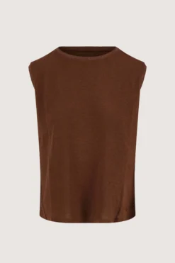 singlet met lurex boord