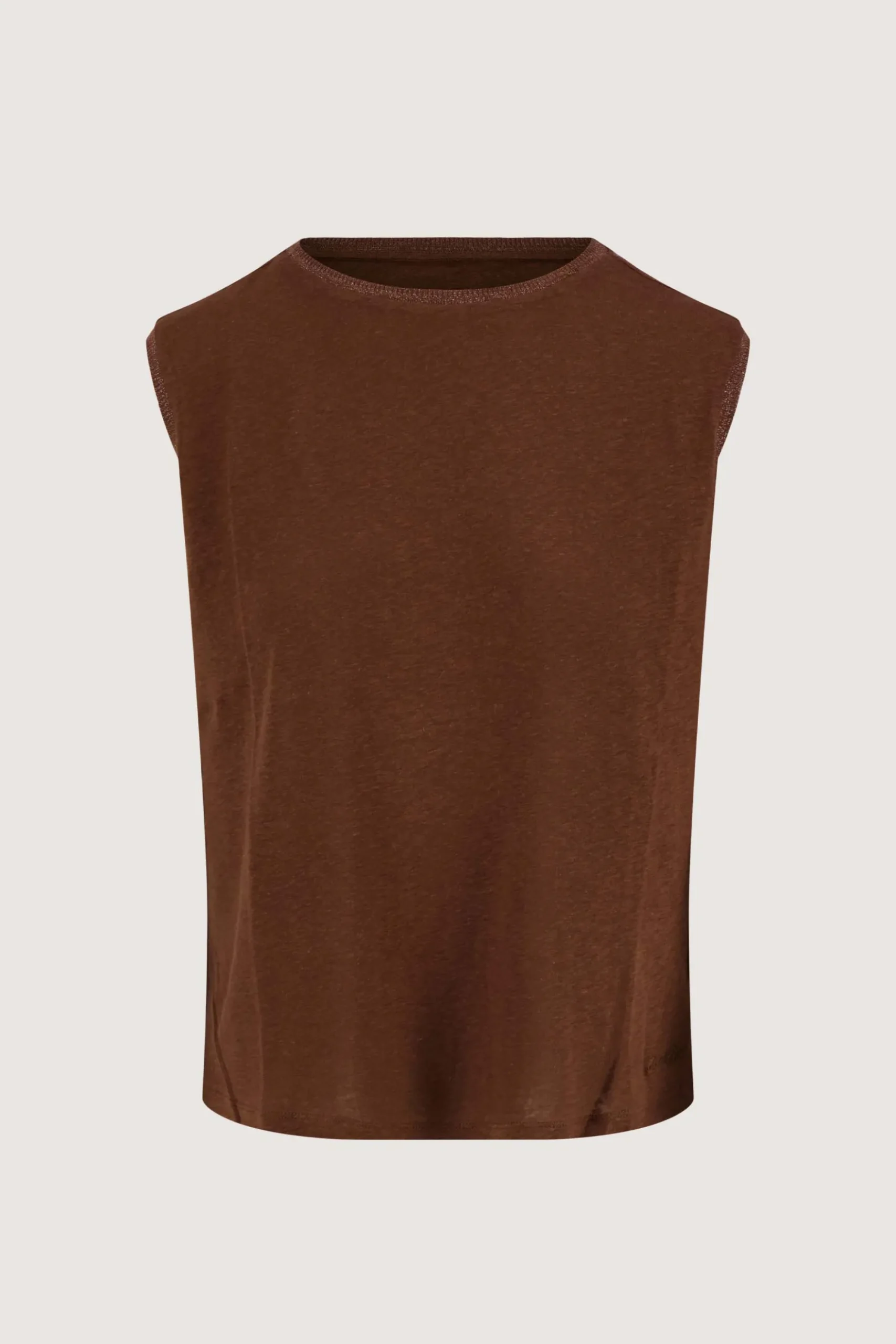 singlet met lurex boord
