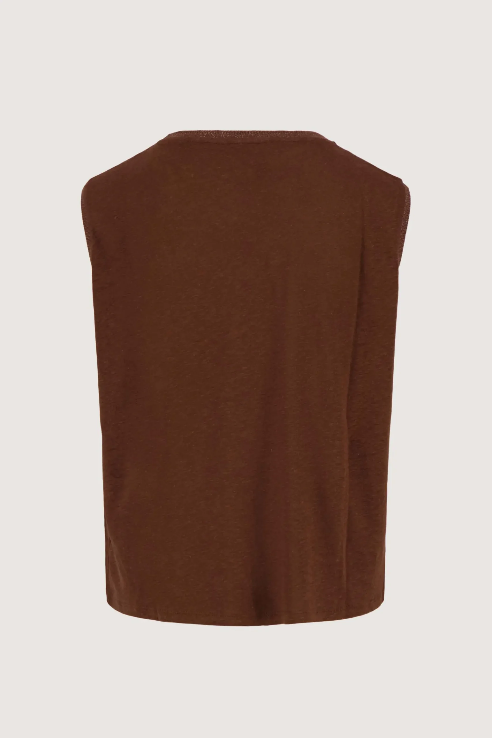 singlet met lurex boord
