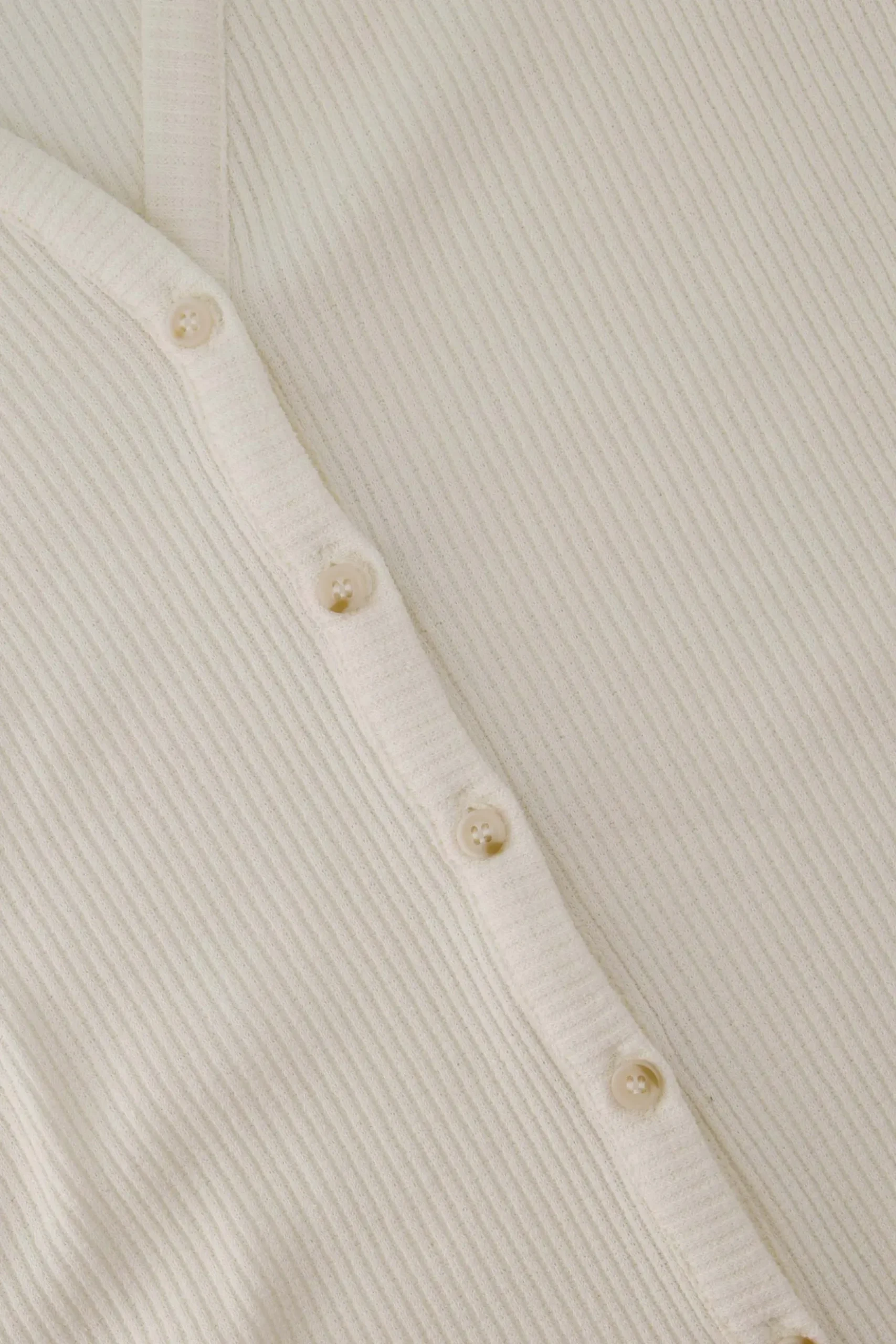 singlet rib met knopen