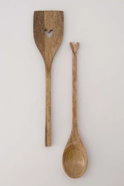 spatel hout hartje
