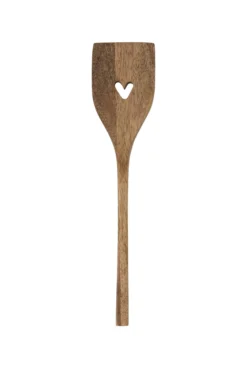 spatel hout hartje