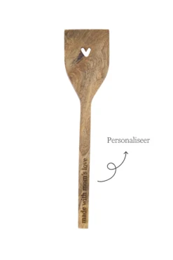 spatel hout hartje