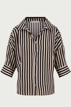 streep blouse 1/2 mouw