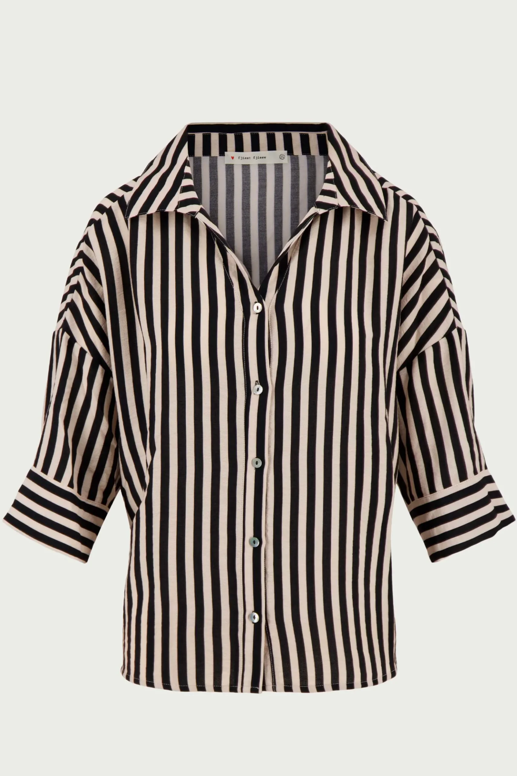 streep blouse 1/2 mouw