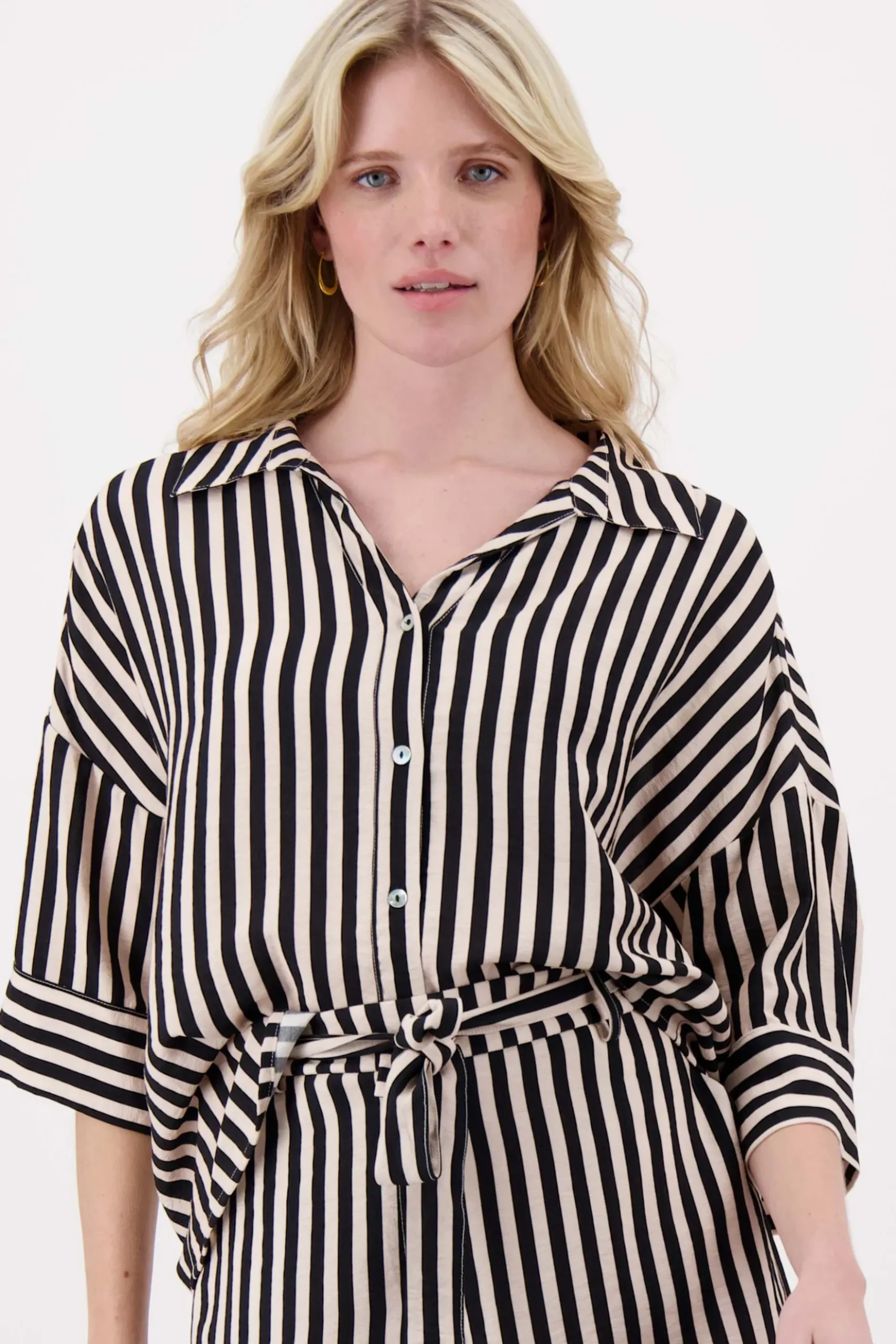 streep blouse 1/2 mouw