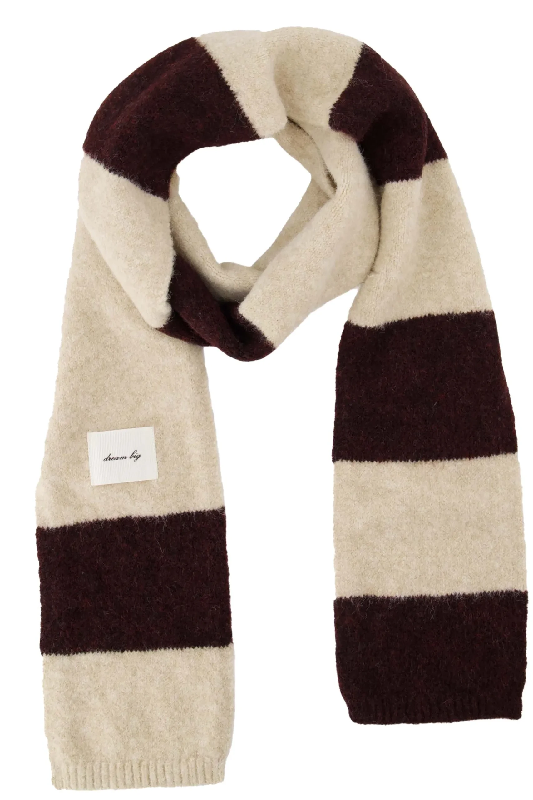 streep dunne sjaal 2 tone
