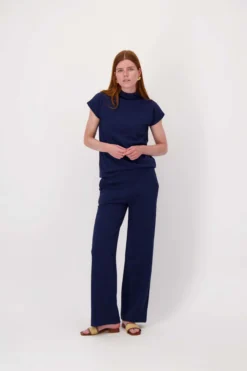 structuur broek met stretch