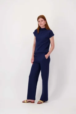 structuur broek met stretch