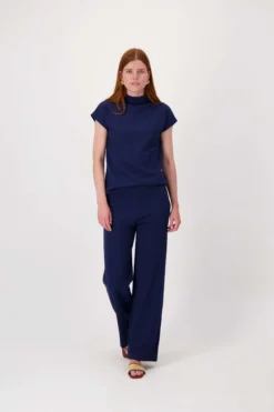 structuur broek met stretch