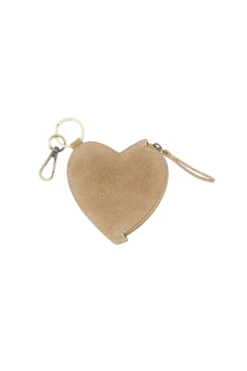 suede hartjes portemonnee