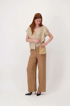 suede mini tasje