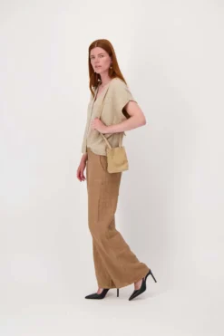 suede mini tasje