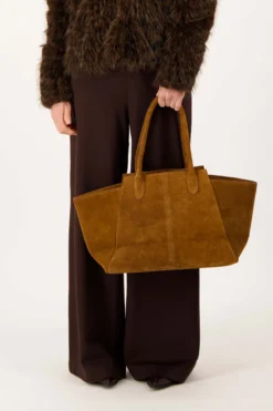 suede shopper