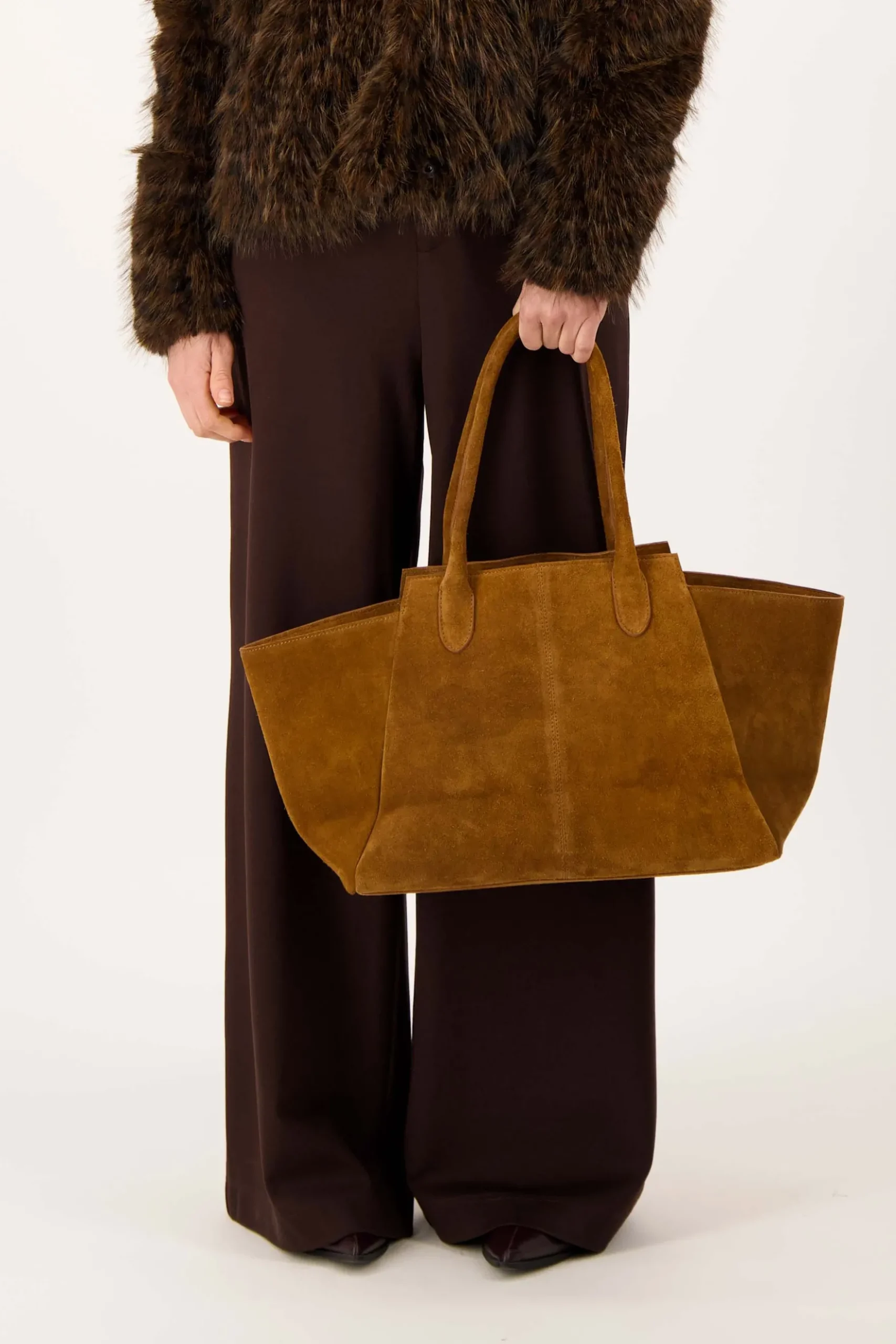 suede shopper