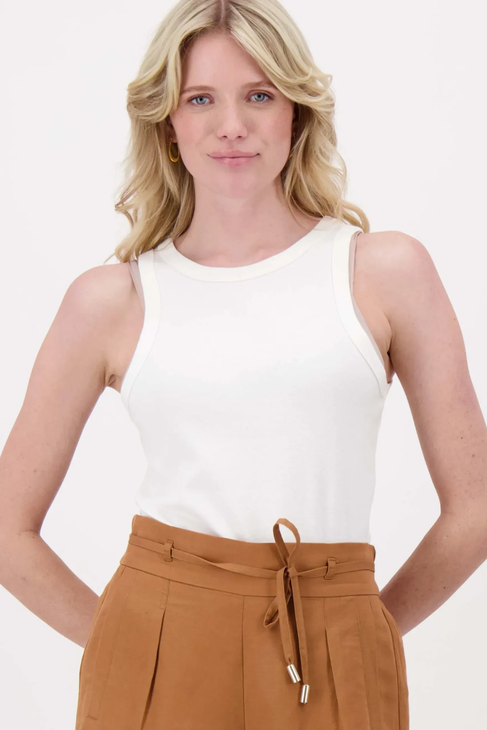 tanktop met borduur