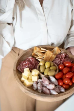 tapasschaal hout enjoy naturel