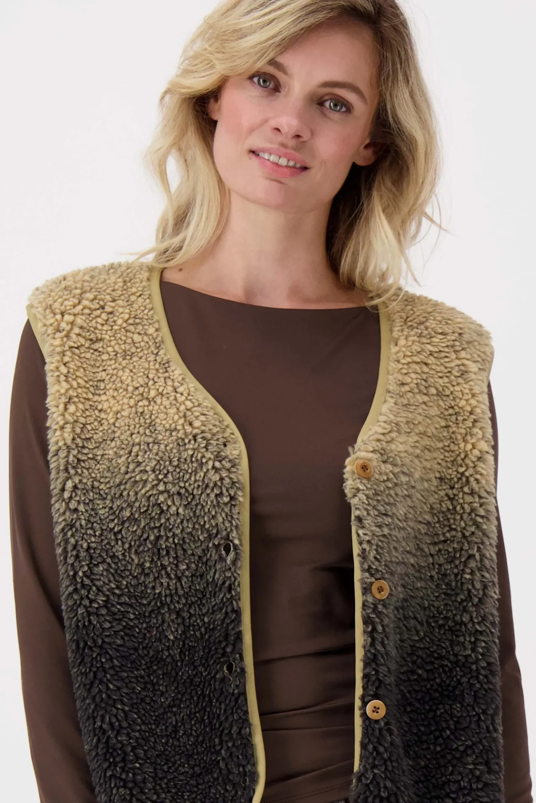 teddy bodywarmer degradé
