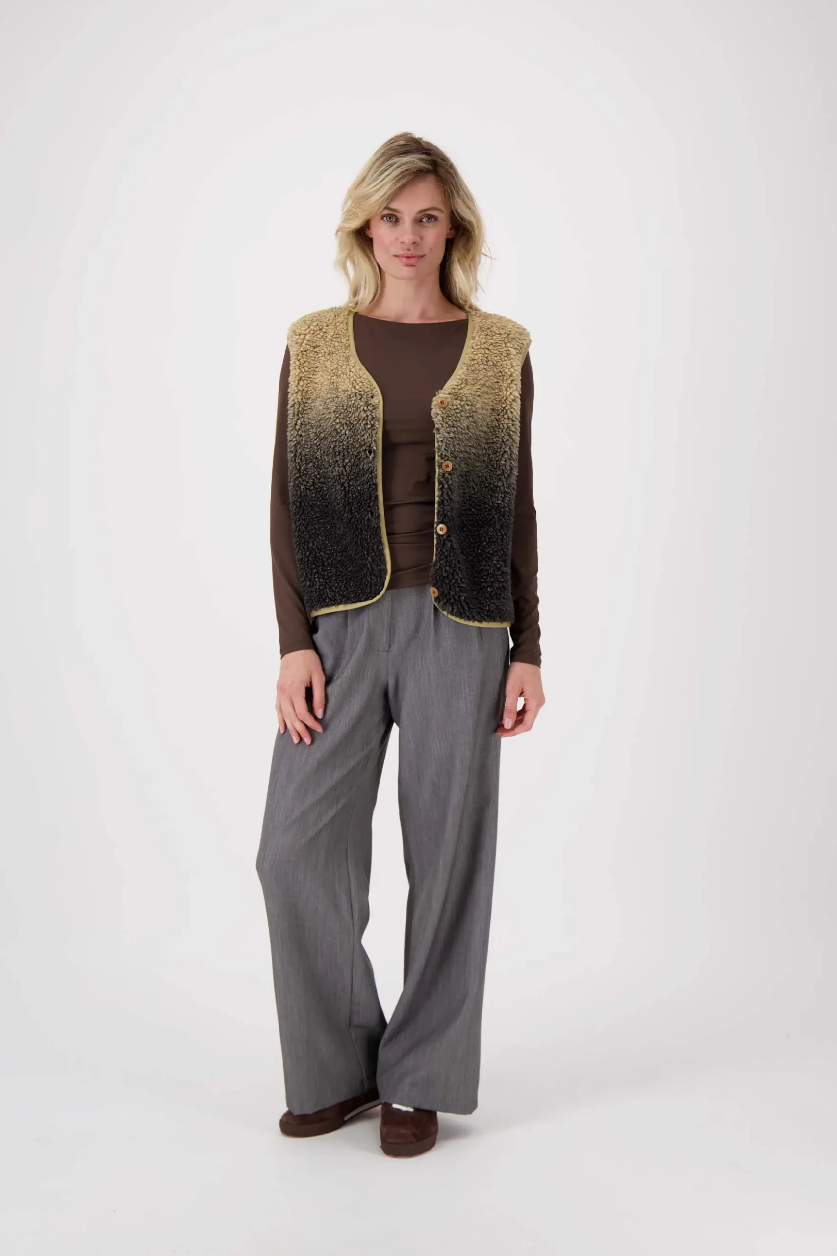 teddy bodywarmer degradé