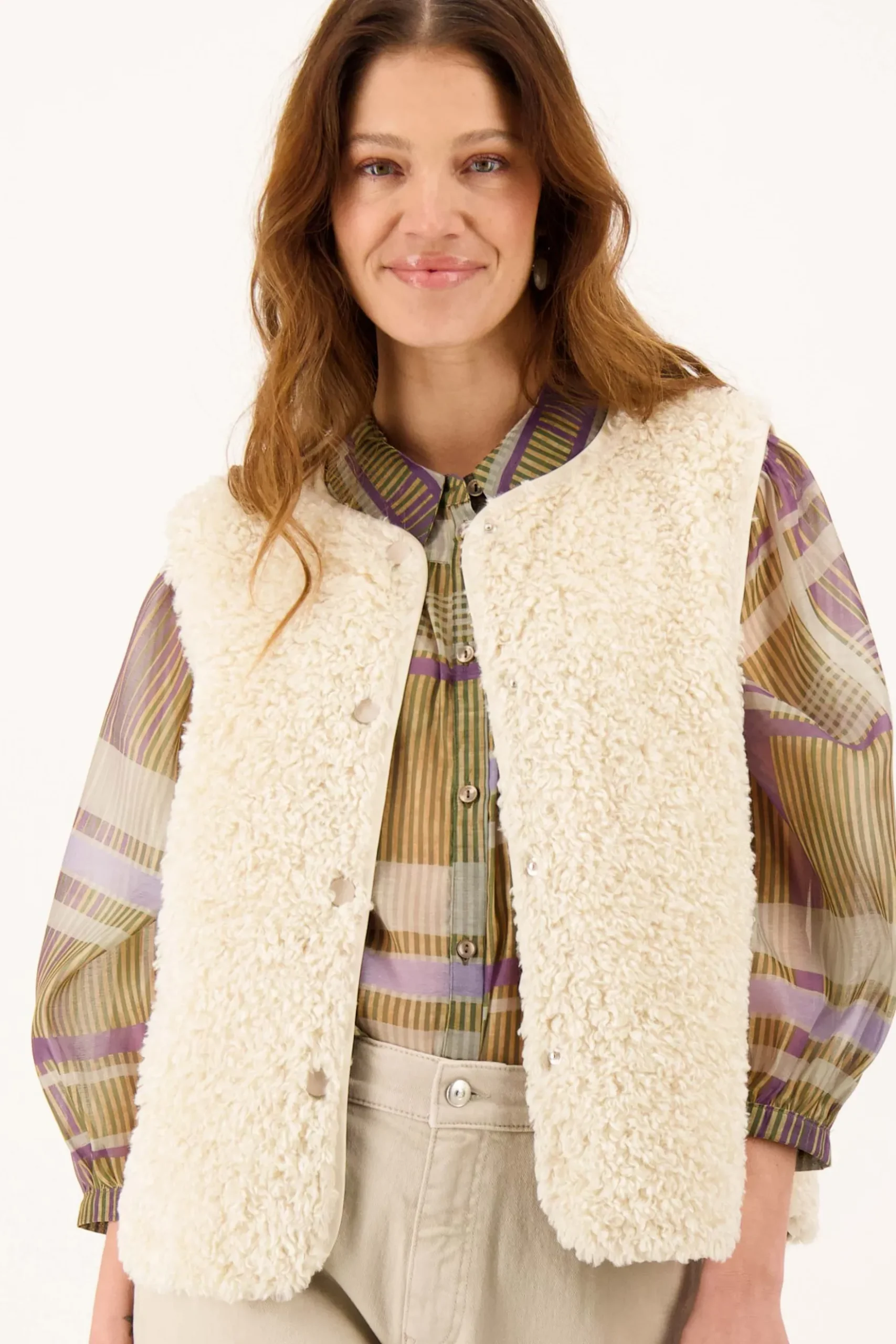 teddy gilet