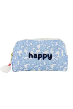 toilettas bloemen happy